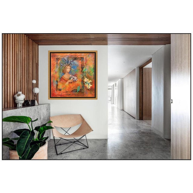 Message us to inquire about custom framing options! (Included for free with every purchase) The artwork here, "Angel of...