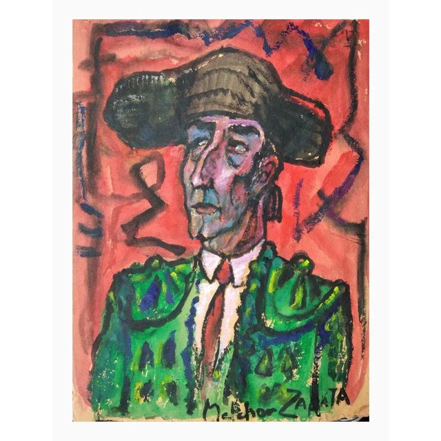 Melchor Zapata, Untitled, 2014, Acrylic on Paper For Sale - Image 6 of 6