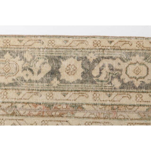 Vintage Handknotted Wool Runner For Sale - Image 9 of 10