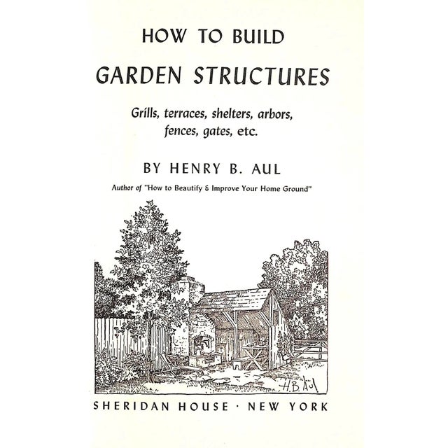 AUL, Henry B. [384] pp. Sheridan House 1950 8 1/2" x 6" This book contains a classic guide to designing and building a...