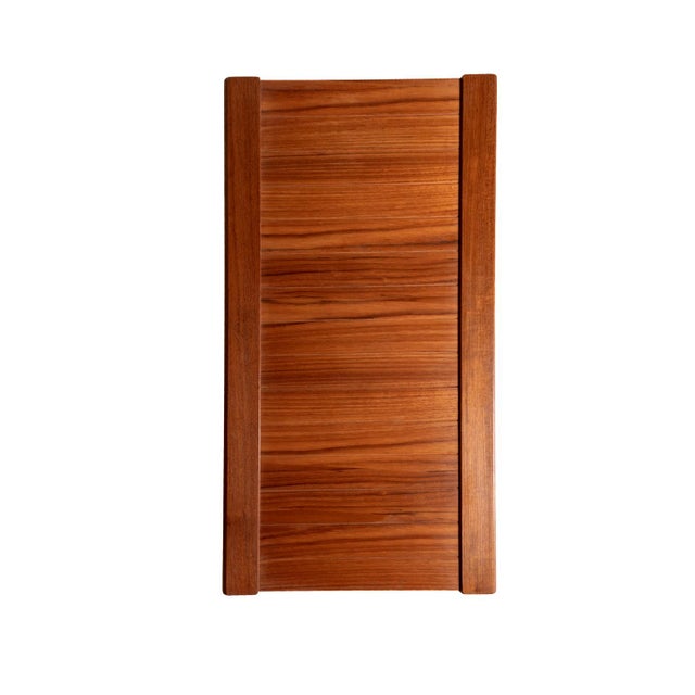 Wood Scandinavian Teak Slatted Bench, 1960s For Sale - Image 7 of 10