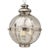 Nickel and Glass Globe Lantern For Sale