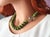 The length of the necklace is 19 inches (48 cm). The size of the faceted rondelle beads is 15 mm. The nephrite beads are...