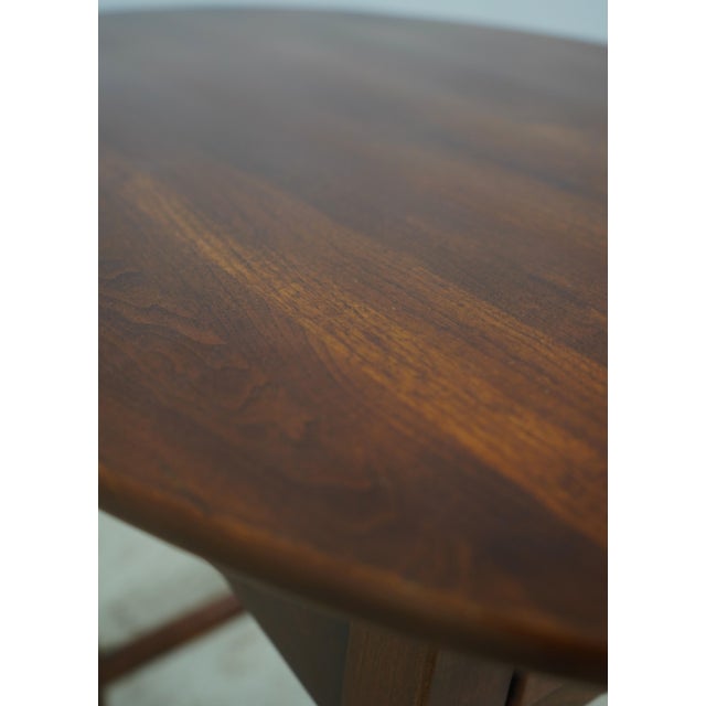 Bob Timberlake Cherry Oval Tavern Side Table For Sale - Image 10 of 16