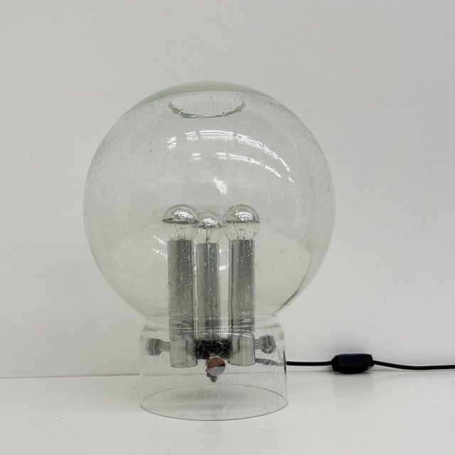 Glass Table Lamp from Limburg Glashütte, 1970s For Sale - Image 16 of 18