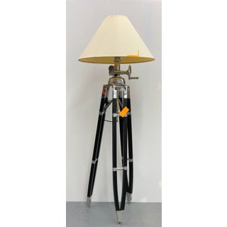Restoration Hardware Royal Marine Tripod Floor Lamp For Sale