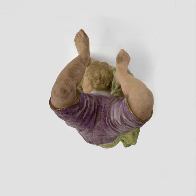 Antique Geman Bisque Gebruder Heubach Figurine - Acrobat Boy Handstand - 8.5" For Sale In Houston - Image 6 of 7