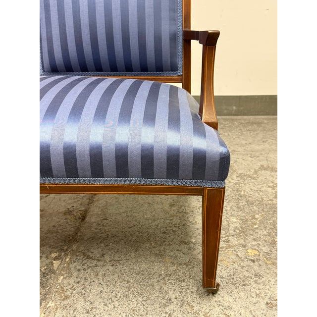 Edwardian Settee, Antique For Sale In San Francisco - Image 6 of 12