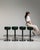 1970s Set of Four Bar Stools with Wrought Iron Bases For Sale - Image 15 of 16