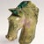 Gemstone Emerald Horse Bust Sculpture Full Emerald Base Hand Carved For Sale - Image 12 of 14
