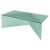 Glass Green Satin Glass Poly Square Coffe Table by Sebastian Scherer For Sale - Image 7 of 7