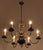 Flemish Six-Arm Chandelier in Brass For Sale - Image 4 of 5