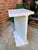 ⸻ Solid Marble Side Table / Pedestal This striking side table is carved from a single block of solid marble, featuring a...