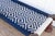 1960s Long Blue & White Woven Charpai Bench For Sale - Image 5 of 10