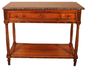 Louis XVI Console in Cherry by LM Pluvinet, 18th Century