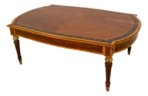 Theodore Alexander Mahogany Inlaid Banded Coffee Table