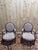 A pair of Louis XVI style cabriolet armchairs, testaments to classic and timeless craftsmanship. These two chairs, with...