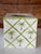 Italian Palm Tree Lattice Ceramic Tissue Box Cover by Mane Lion For Sale - Image 9 of 10