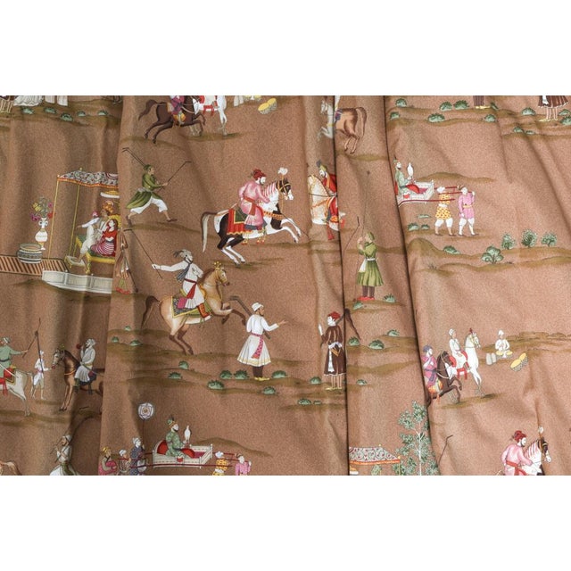 Vintage Drapery Curtain Panels- Group of Four For Sale In Miami - Image 6 of 10