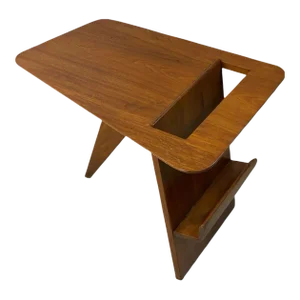 Mid Century Jens Risom Modernist Magazine Table