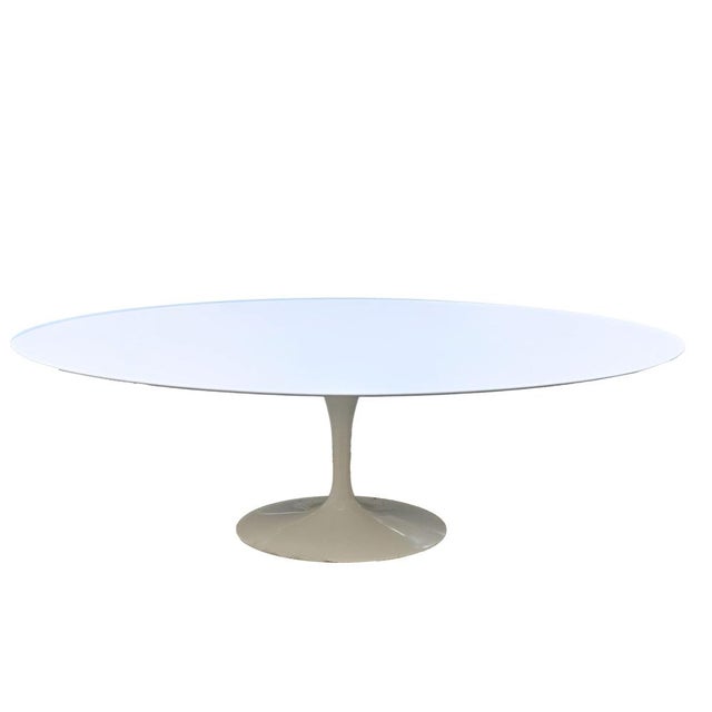 Oval Table Mod. Tulip attributed to Eero Saarinen for Knoll, Italy For Sale - Image 10 of 10