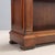 Wood Bookcase in Walnut with Corinthian Decorations For Sale - Image 7 of 10