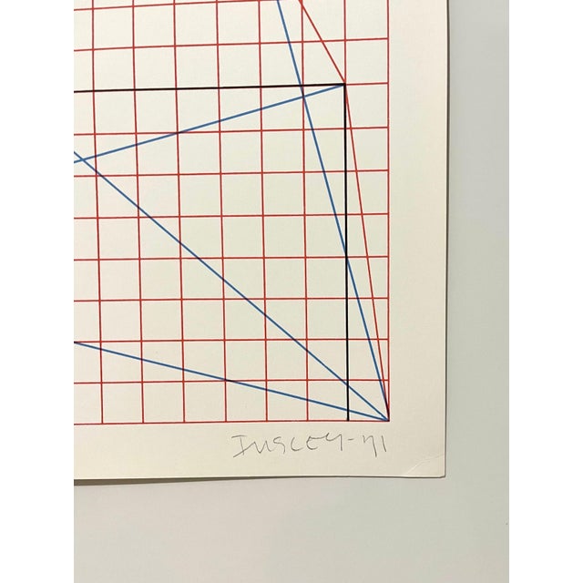 1960s Will Insley , Abstract Minimalist Color Silkscreen Print Will Insley On The Bowery Pop Art, 1969-1971 For Sale - Image 5 of 7