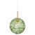 Large doria pendant light with green volcanic murano glass ball. High quality of materials, gives a wonderful light effect...