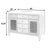 Spritely Home Accent Furniture Flagstaff 48 in W. Wood & Quartz 5 Drawer Single Sink Bathroom Vanity, Desert Sand For Sale - Image 4 of 11