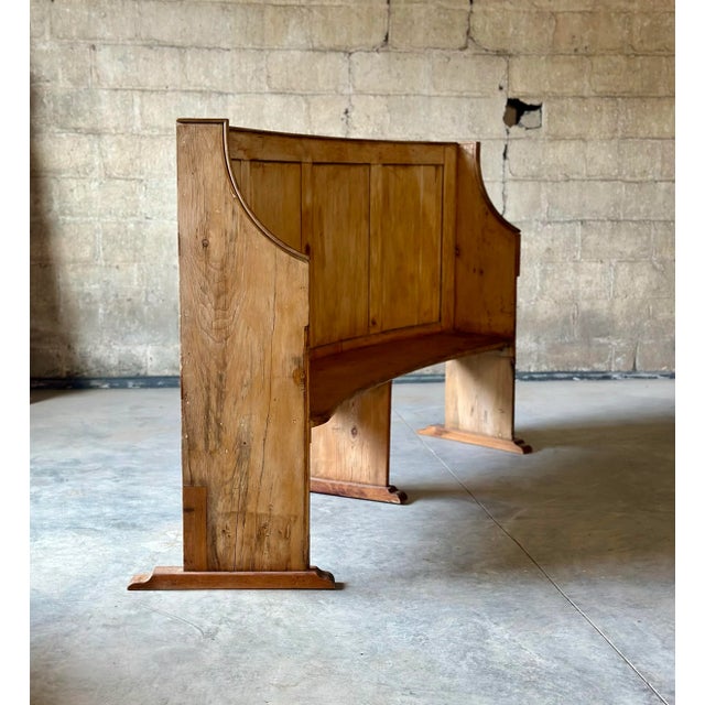 Traditional Traditional Pine Settle Bench For Sale - Image 3 of 11