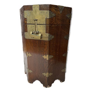 Chinese Wedding Chest Side Table, Mid-19th Century For Sale