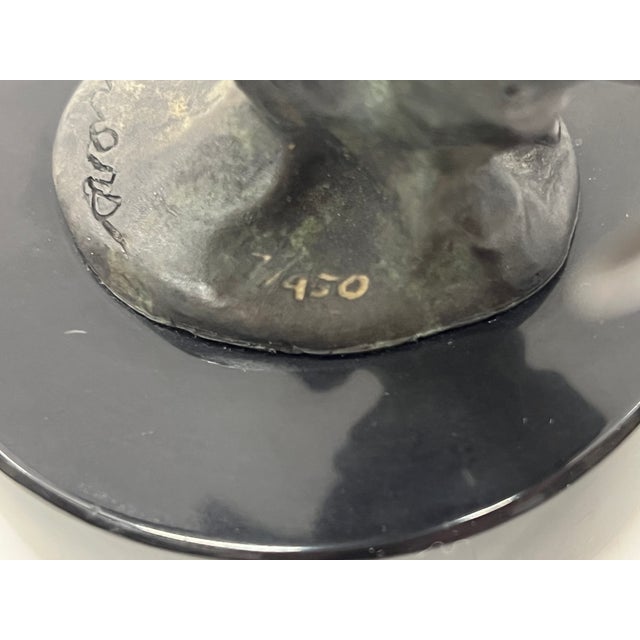 The Majestic Dolphin Signed Dale Evers - 7/450 Limited Edition, Bronze With Marble Base For Sale - Image 10 of 11