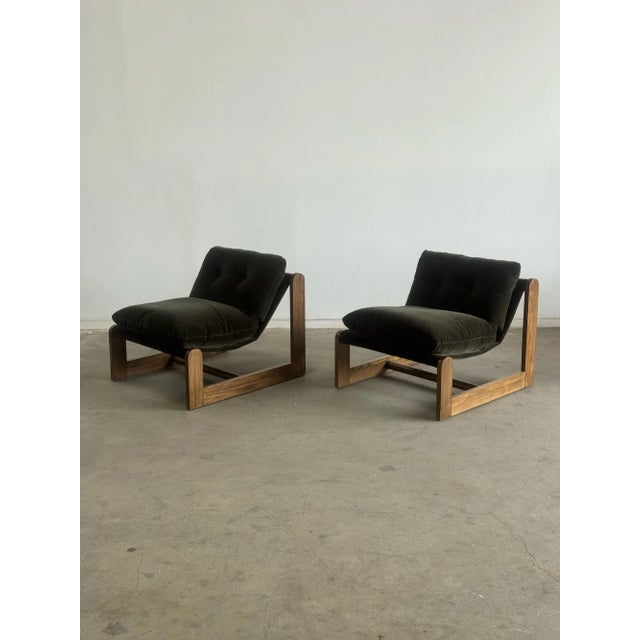 Made to Order Fionda Lounge Chairs - Pair For Sale - Image 13 of 15