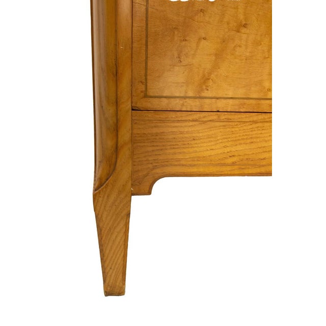 Art Nouveau French Dressing Armoire Beveled Mirror, 1920 For Sale - Image 8 of 18