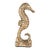 Vintage Art Deco Style Brass Seahorse Sculpture For Sale