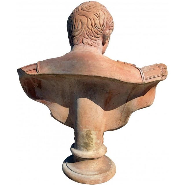 Amazing bust cesare ottaviano augusto 21th century roman emperor (rome 63 bc - nola 14 ad) copy of an original from the...