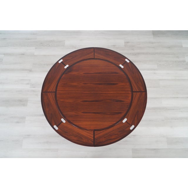Danish Modern Rosewood Expanding Dining Table by Dyrlund For Sale - Image 10 of 13
