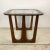 Mid 20th Century Mid-Century Modern Walnut End Table With Glass Top For Sale - Image 5 of 13