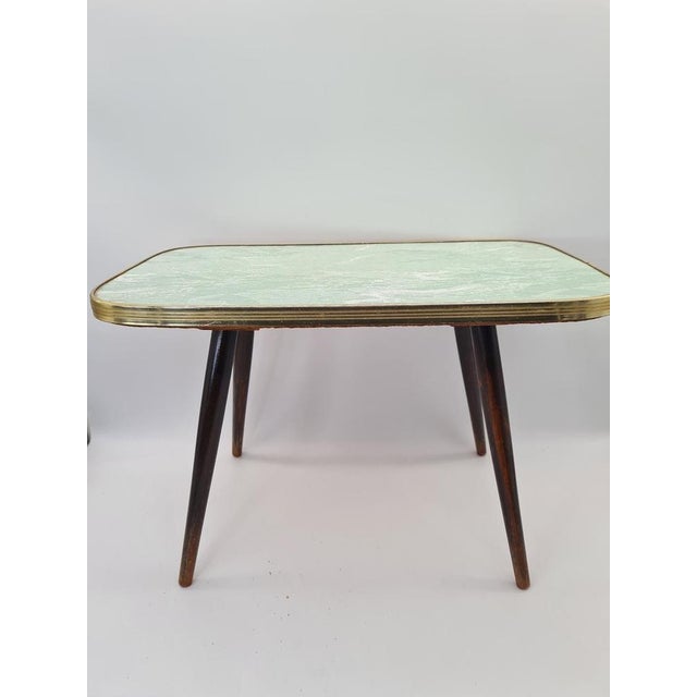 Mid-Century Modern Coffee or Side Table with Laminated Top, 1960s For Sale - Image 6 of 10