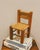 Decorative Miniature Chair in Wood and Natural Fibre, 1960s For Sale - Image 6 of 6