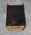 Spottrup Mid Century Modern Ottoman Stool Swivel Black Solid Oak Wood Tufted Spottrup MCM For Sale - Image 4 of 12