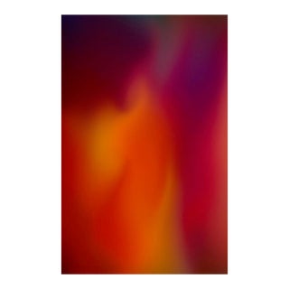 Contemporary Abstract Chromogenic Print Face-Mounted 3mm Matte Plexiglas Photography "Bleed # 202160" by Paul Snell For Sale