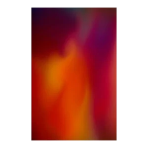 Contemporary Abstract Chromogenic Print Face-Mounted 3mm Matte Plexiglas Photography "Bleed # 202160" by Paul Snell
