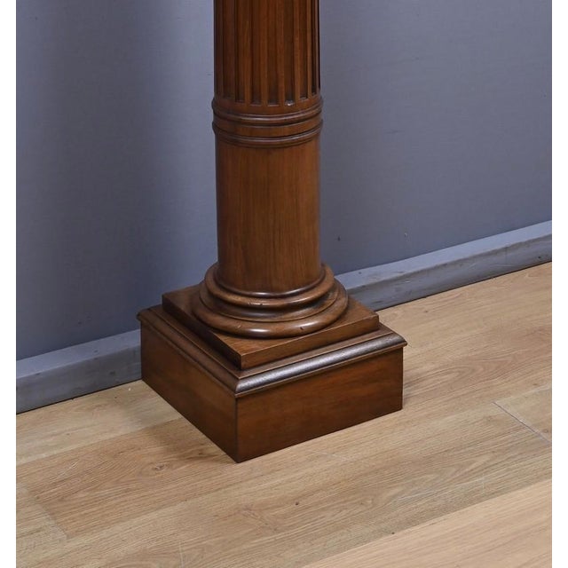 Antique Louis XVI Style Walnut Column, 1800s For Sale - Image 6 of 16