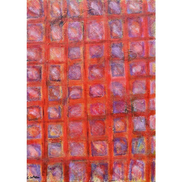 Giorgio Lo Fermo, Grid, Original Oil on Canvas, 2022 For Sale