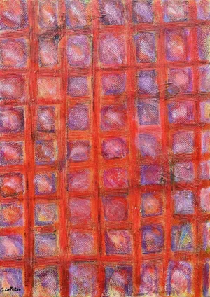 Giorgio Lo Fermo, Grid, Original Oil on Canvas, 2022