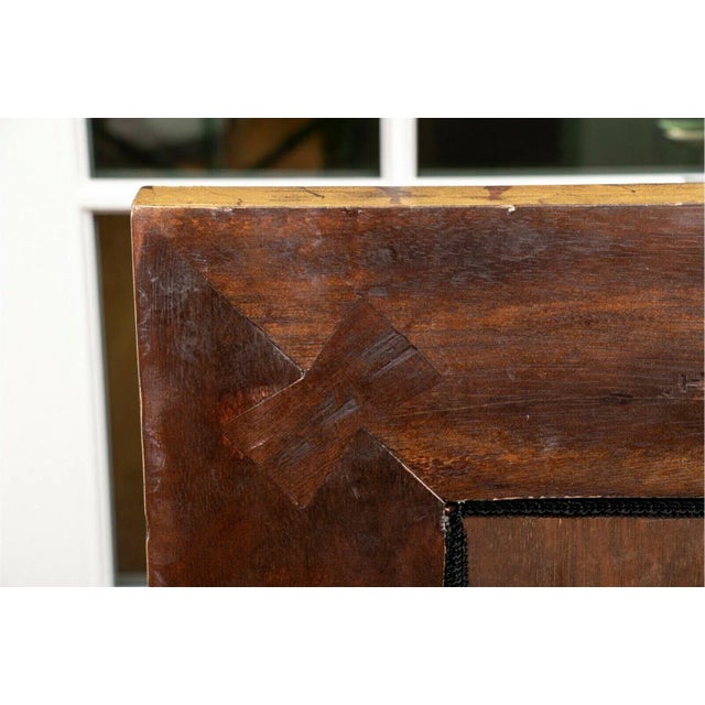 Vintage Harrison & Gil Dauphine Large Scroll Gilt Beveled Wall Mirror For Sale - Image 9 of 13