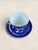 Antique English Queens China Blue Willow Bone China Cup & Saucer For Sale - Image 9 of 10