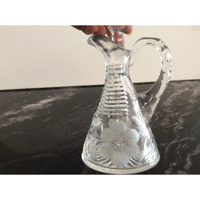 Mid 19th Century American Cut Glass Cruet For Sale - Image 4 of 11