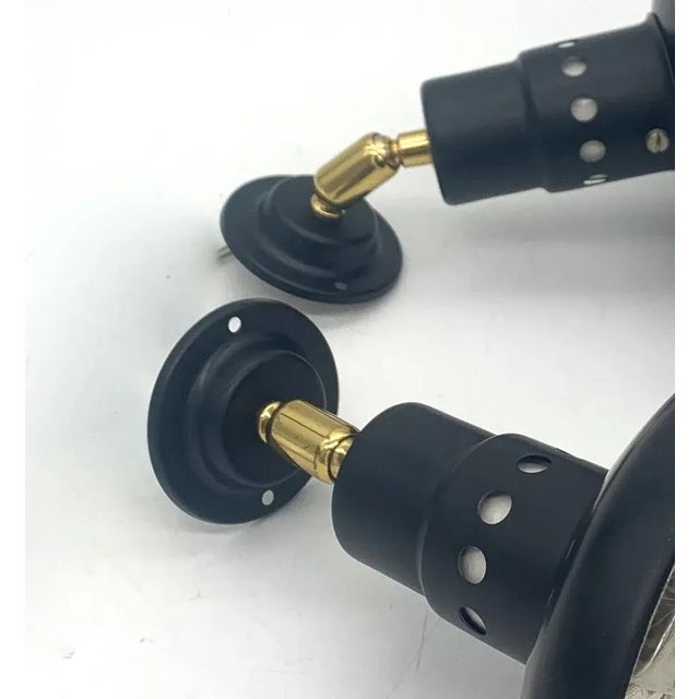 1960s Spotlight Wall Lamps attributed to Stilnovo, 1960s, Set of 2 For Sale - Image 5 of 6